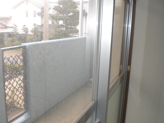 拡大写真：唐津市新興町 3階501のバルコニー