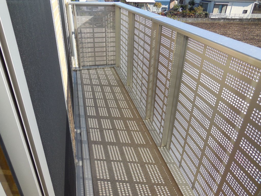拡大写真：都城市広原町 2階A201のベランダ