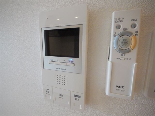 拡大写真：東広島市西条町寺家 4階402のセキュリティ