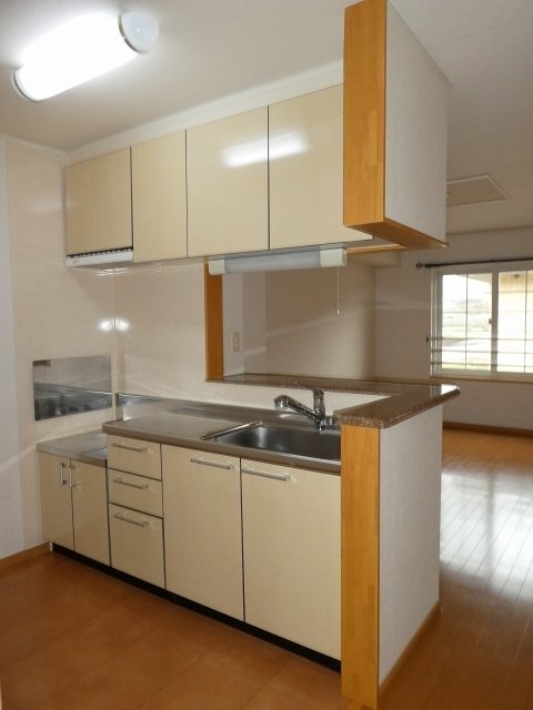 拡大写真:リバーバンクガーデンA 2階202のキッチン