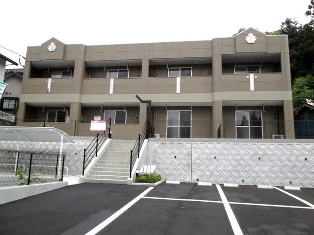 拡大写真：諫早市栗面町 2階205の外観写真（昼）