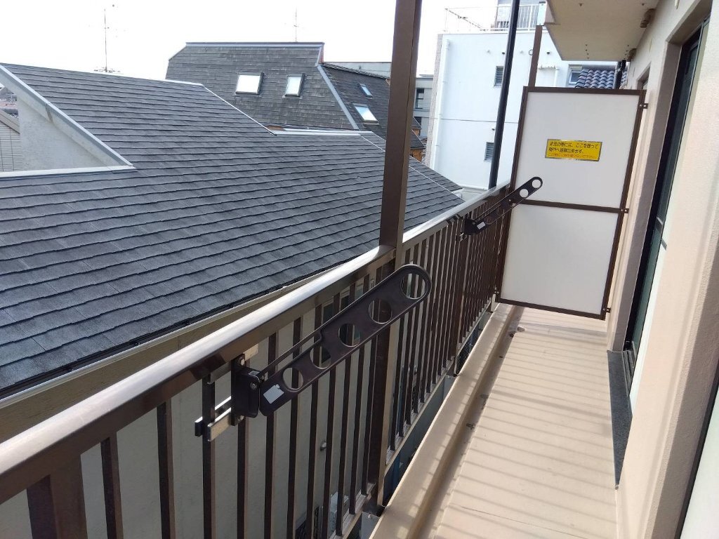 拡大写真:芦屋市船戸町 3階303のベランダ