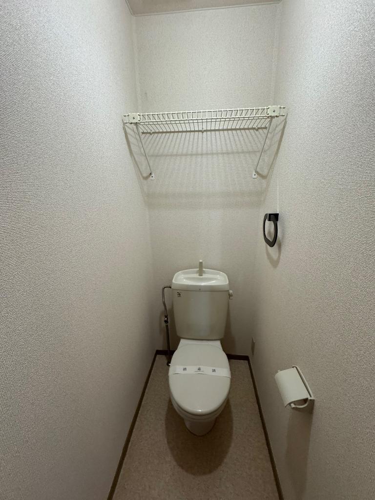 拡大写真：クイーンズヒル 2階B201のトイレ