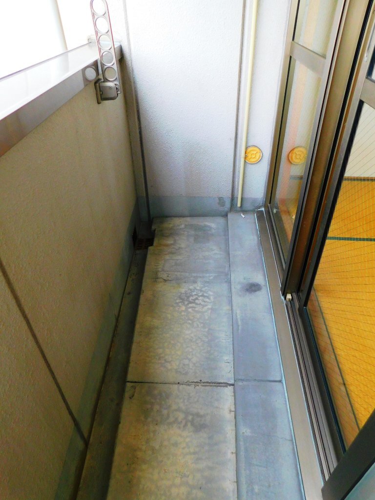 拡大写真：新橋ハーバー 4階401のベランダ