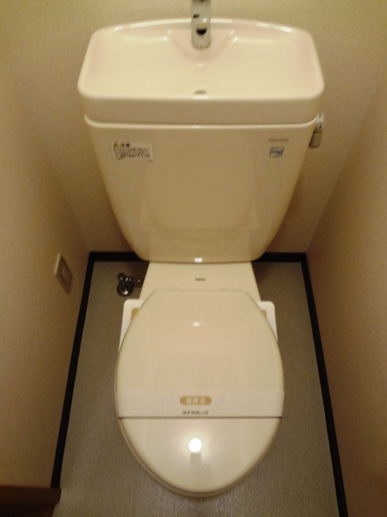 拡大写真：パセオ御堂町 2階201のトイレ