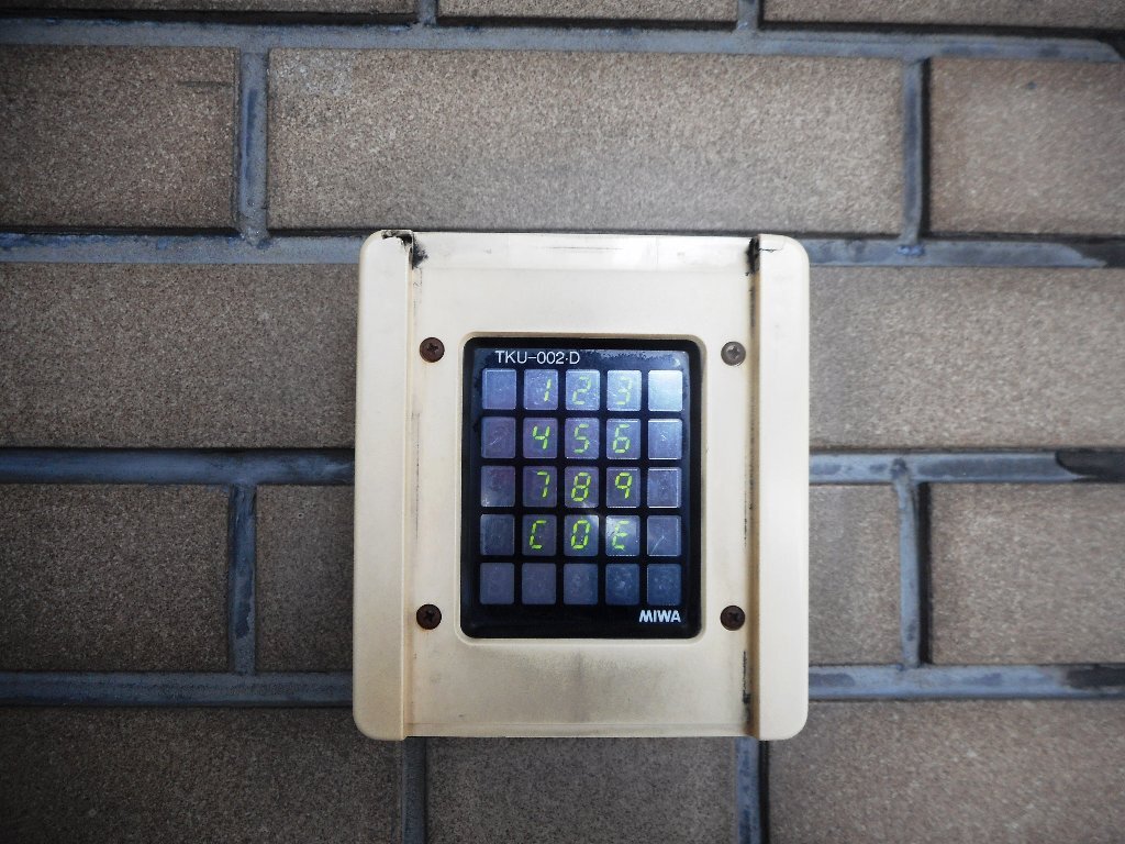 拡大写真：門真プラザ 4階406のセキュリティ