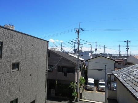 拡大写真：まるきハイツ東大利 2階203の眺望