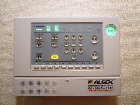 拡大写真：グランドゥール畷 1階201のセキュリティ