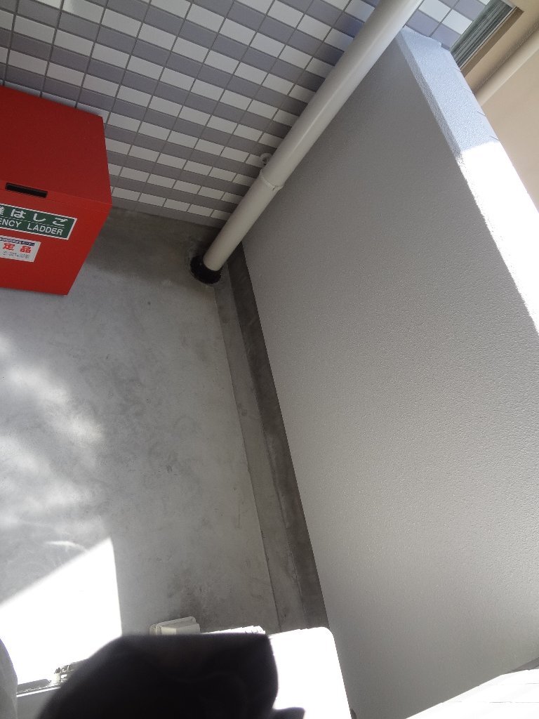 拡大写真：アプリコット野里 3階301のベランダ