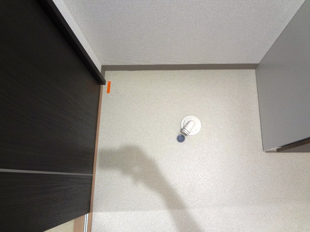 拡大写真：フジパレス松下町Ⅱ番館 3階303の洗濯機置場