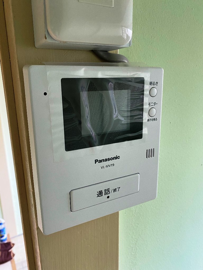 拡大写真：大久保町２丁目貸家 2階1のカメラ付インターホン