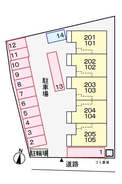 拡大写真:エアリーウッド 2階202のその他