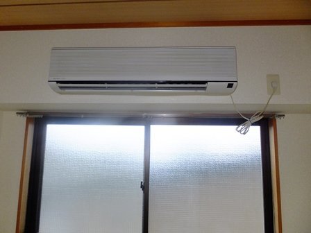 拡大写真：パールスター富士見 2階201のエアコン