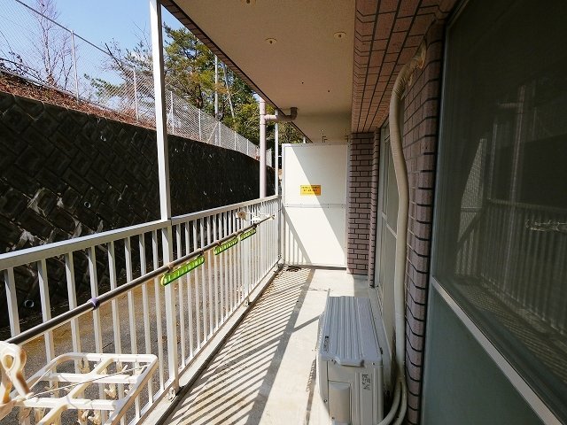 拡大写真:恵那市大井町 1階1Cのベランダ