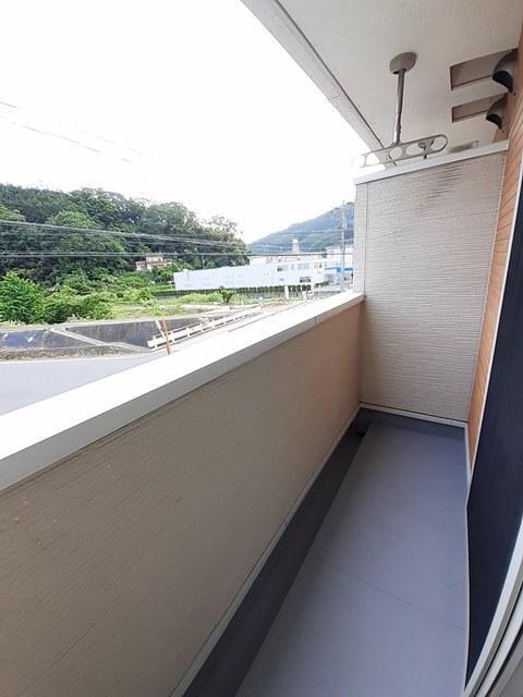 拡大写真:アプローズA 2階201のベランダ