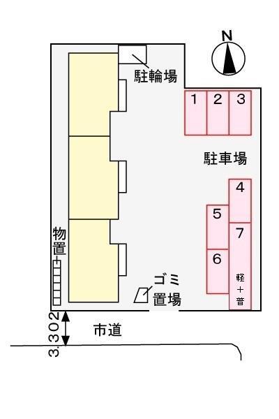 拡大写真:ラブリーヒルズ 1階103のその他
