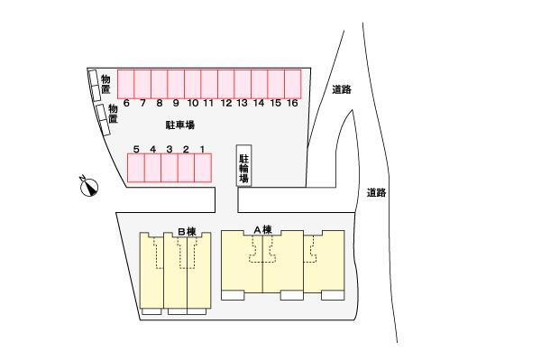 拡大写真:ベル・ヴィオラB 1階103の共有部分