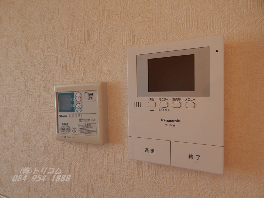 拡大写真：モンブランソレジオ C棟 1階101のカメラ付インターホン