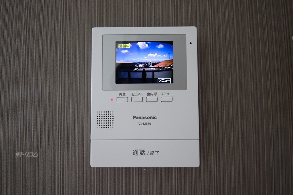拡大写真:グランマスト多治米B 1階103のカメラ付インターホン