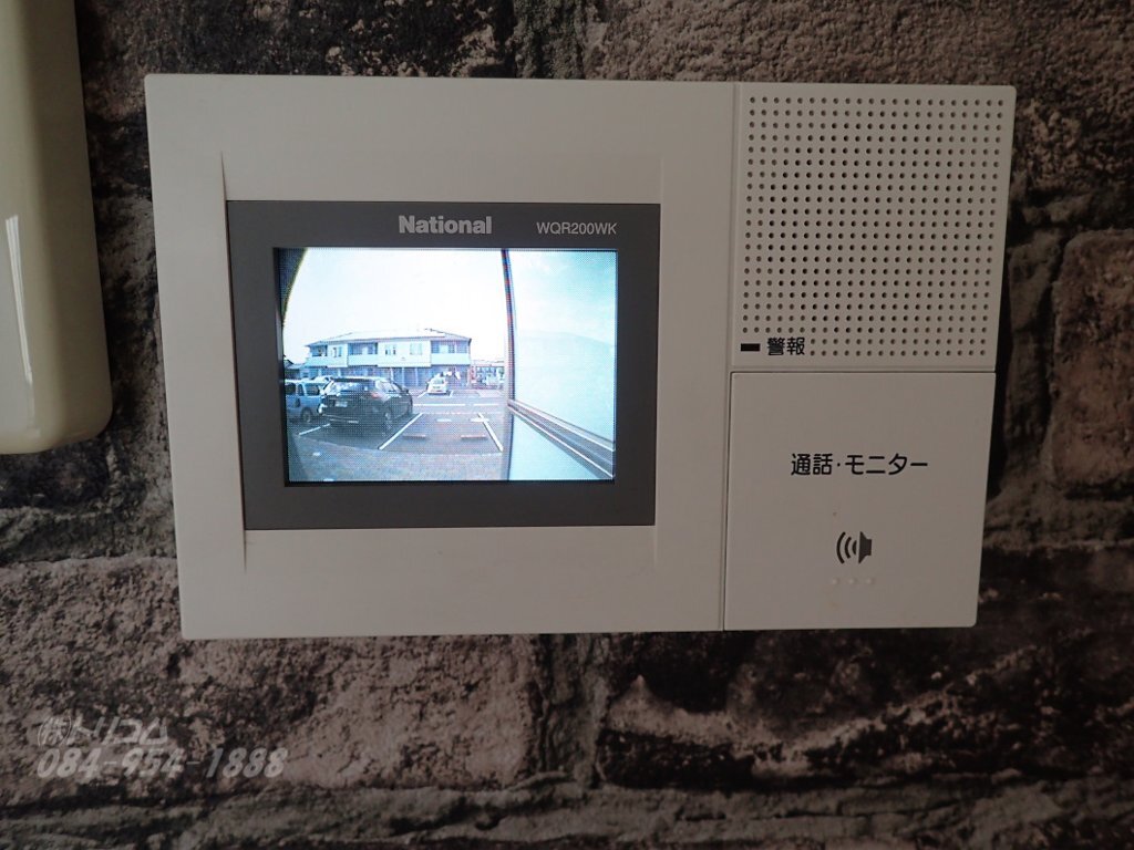 拡大写真：ヴィラシーン神辺Ｂ 2階201のカメラ付インターホン
