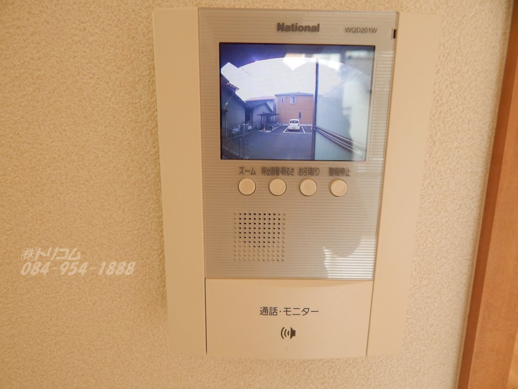 拡大写真：西深津ハイツC棟 1階102のカメラ付インターホン