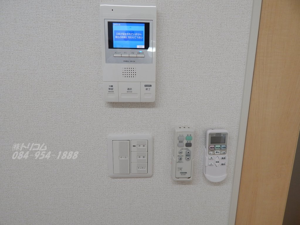 拡大写真：ルクレイル西桜 1階103のカメラ付インターホン