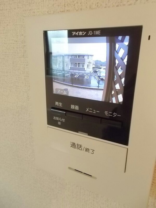拡大写真:ジェルメⅡ A 2階202のカメラ付インターホン