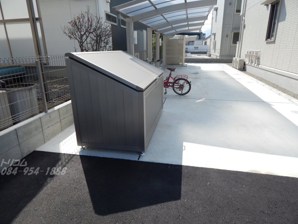 拡大写真:D-roomCⅢ 1階101の専用ごみ場