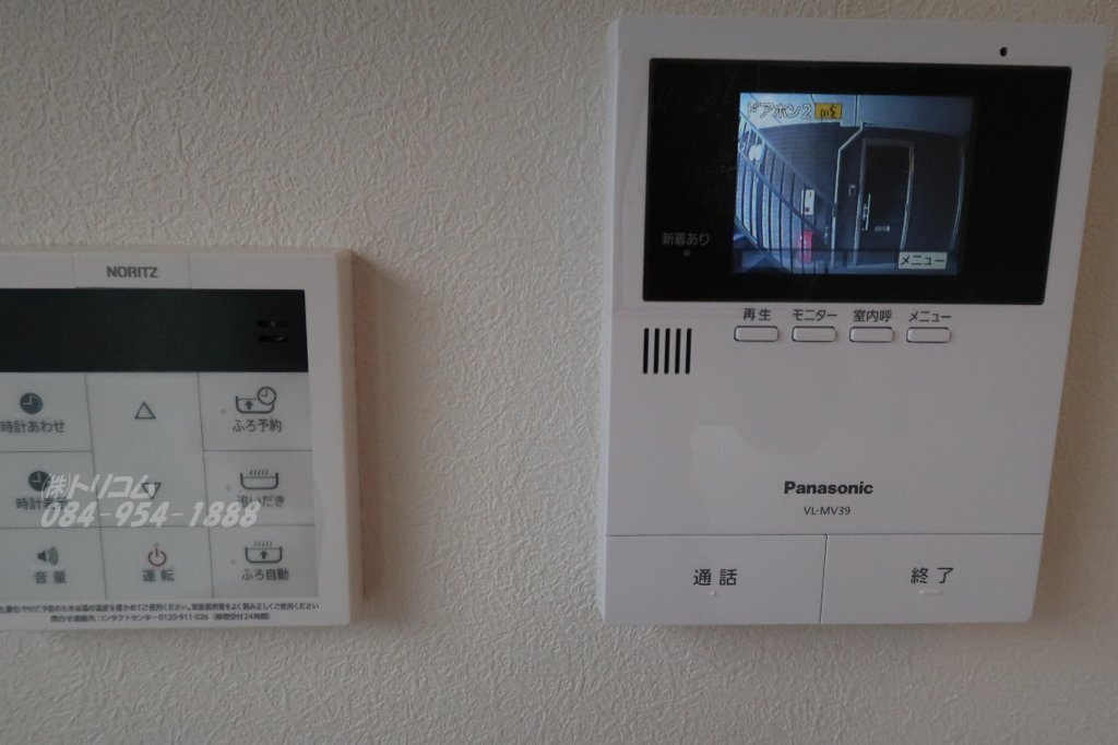 拡大写真：シャラーレ西深津 1階101のカメラ付インターホン