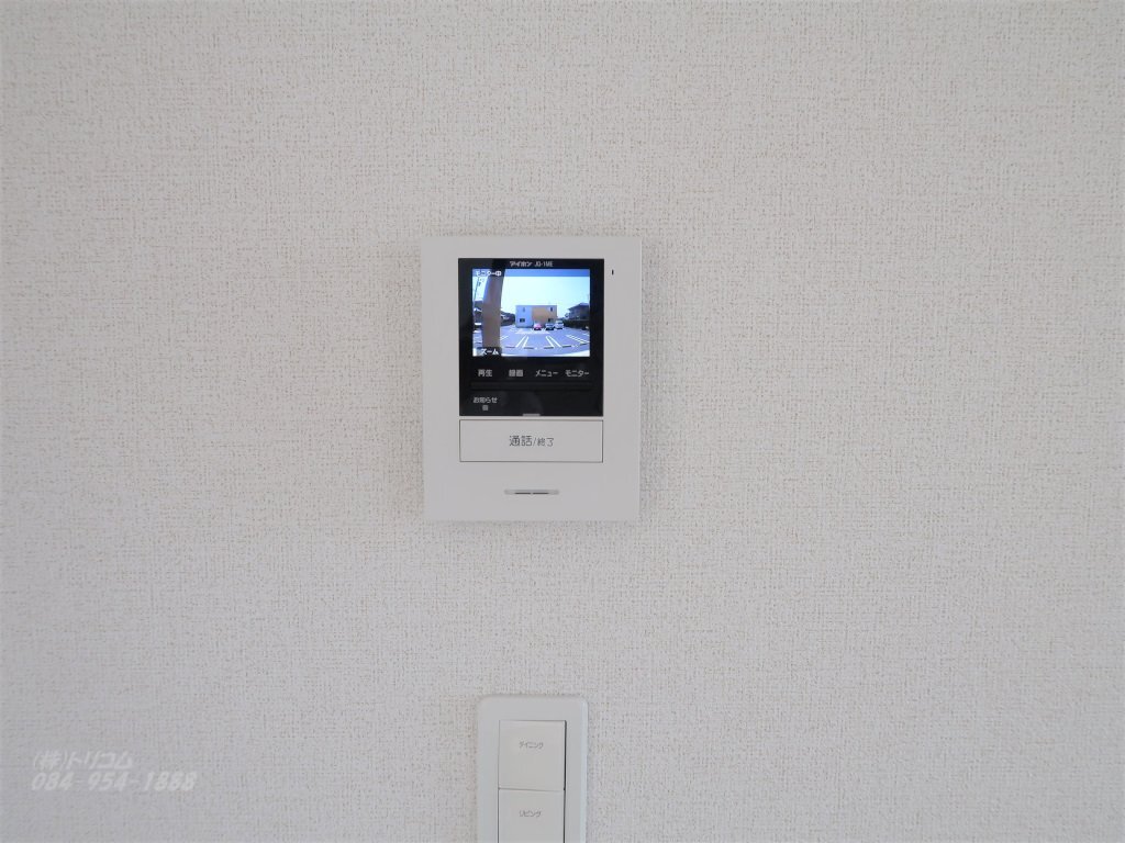 拡大写真：ヴィラ・グレイス神辺 B棟 2階201のカメラ付インターホン(イメージ)
