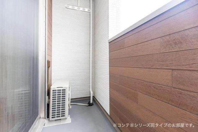 拡大写真:リオンB 1階101のベランダ