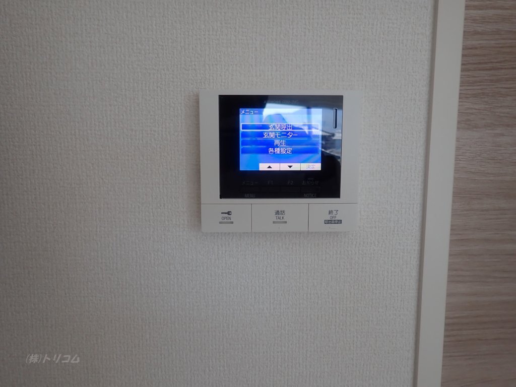 拡大写真:ヴィラ・シトラス沖野上Ⅰ 1階101のカメラ付インターホン(イメージ)