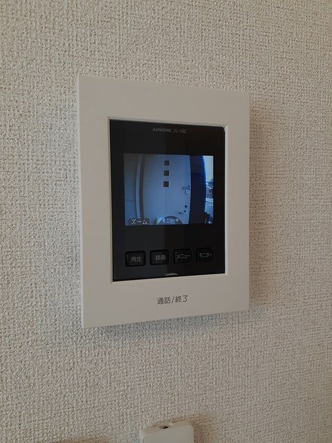 拡大写真:ルシエ 2階201のカメラ付インターホン(イメージ)