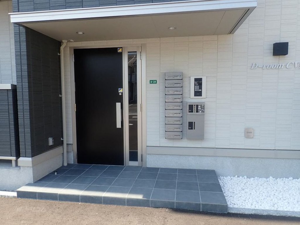 拡大写真：D-ROOM桜馬場 2階203のオートロック、宅配ボックス完備(イメージ)