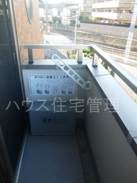 拡大写真:高槻市富田町2丁目 2階206のベランダ