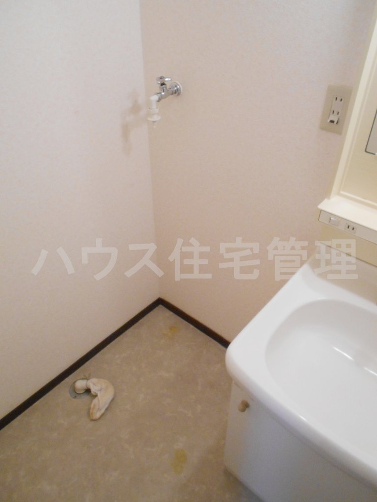 拡大写真:高槻市氷室町1丁目 2階202の洗濯機置場