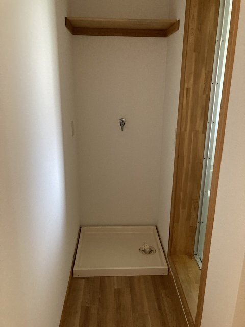 拡大写真：山形市宮町４丁目 1階102の洗濯機置場