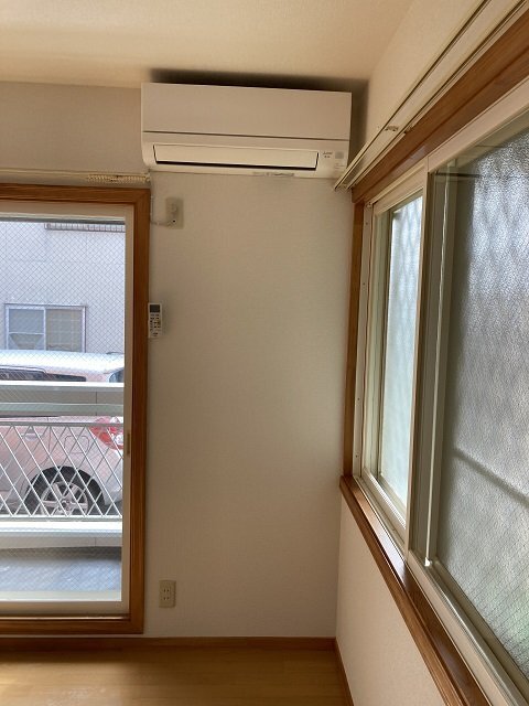 拡大写真：山形市宮町４丁目 1階102のエアコン