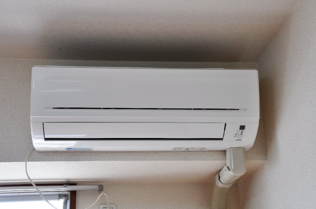 拡大写真：倉敷市二子 6階613のエアコン