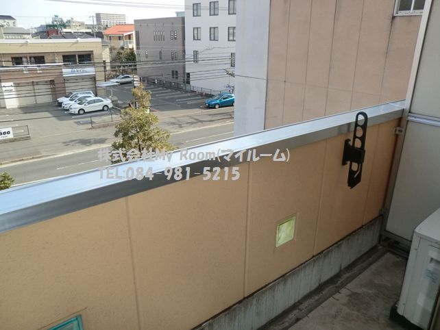 拡大写真:福山市花園町2丁目 4階402のベランダ(イメージ)