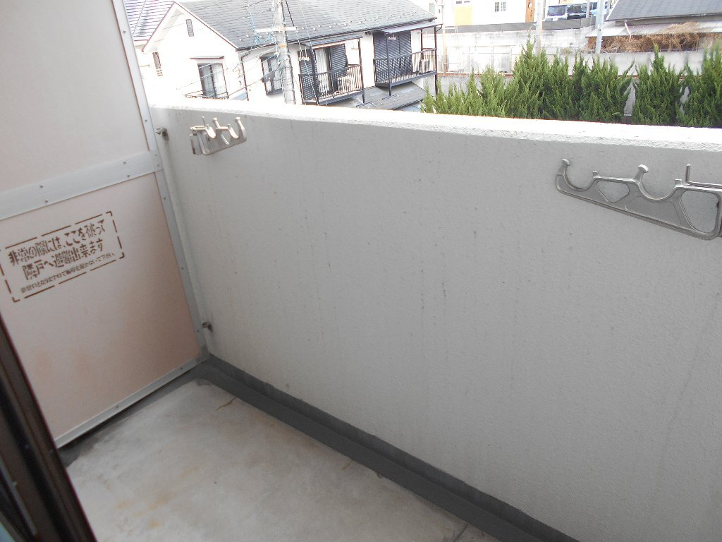 拡大写真：宇治市羽拍子町 2階2203のベランダ
