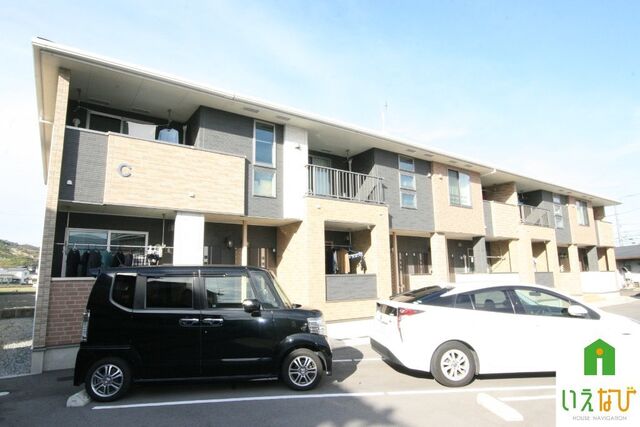 拡大写真：クラール鬼無C 1階104の外観写真（昼）