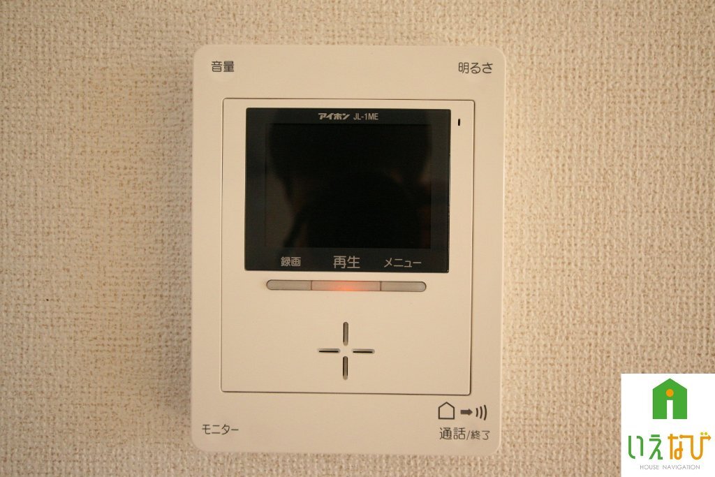 拡大写真：高松市川部町 1階101のカメラ付インターホン