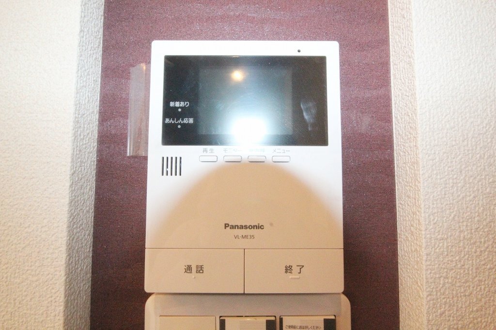 拡大写真:高松市木太町 2階201のカメラ付インターホン