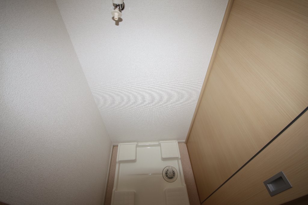 拡大写真：高松市上天神町 3階301の洗濯機置場