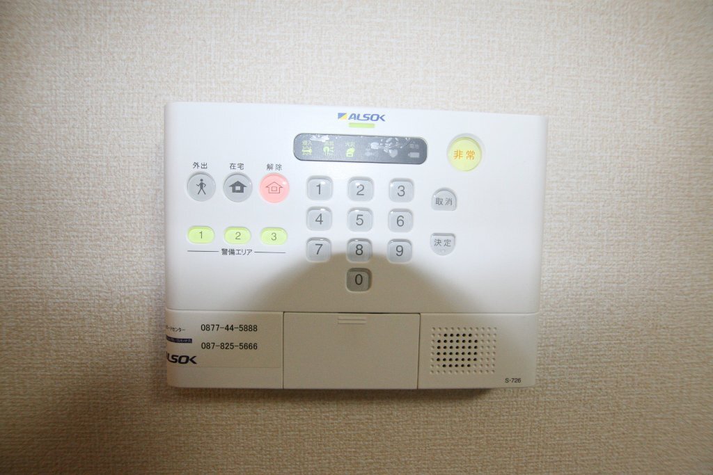 拡大写真:高松市林町 1階101のセキュリティ