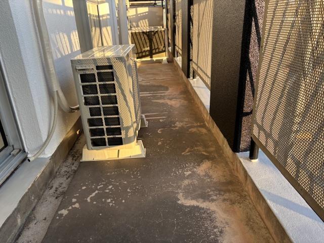 拡大写真:高松市田村町 2階201のベランダ