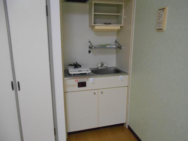 拡大写真:グレープ本町 4階410のキッチン
