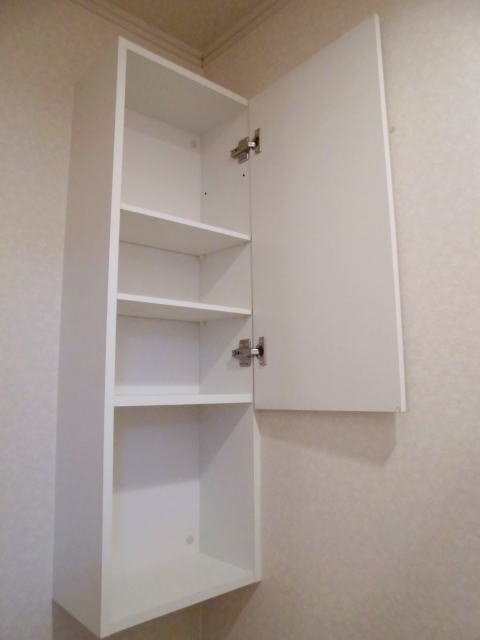 拡大写真：アドヴァンス青山 2階206のトイレ収納