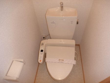 拡大写真:東近江市佐野町 1階102のシャワー付トイレ